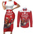 Custom Canada Rugby Couples Matching Short Sleeve Bodycon Dress and Long Sleeve Button Shirt Beaver Riding A Goose - Wonder Print Shop