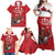 Custom Canada Rugby Family Matching Off Shoulder Maxi Dress and Hawaiian Shirt Beaver Riding A Goose - Wonder Print Shop