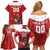 Custom Canada Rugby Family Matching Off Shoulder Short Dress and Hawaiian Shirt Beaver Riding A Goose - Wonder Print Shop