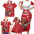 Custom Canada Rugby Family Matching Short Sleeve Bodycon Dress and Hawaiian Shirt Beaver Riding A Goose - Wonder Print Shop