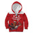 Custom Canada Rugby Kid Hoodie Beaver Riding A Goose - Wonder Print Shop