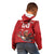 Custom Canada Rugby Kid Hoodie Beaver Riding A Goose - Wonder Print Shop