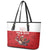 Custom Canada Rugby Leather Tote Bag Beaver Riding A Goose