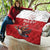 Custom Canada Rugby Quilt Beaver Riding A Goose