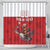 Custom Canada Rugby Shower Curtain Beaver Riding A Goose