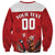 Custom Canada Rugby Sweatshirt Beaver Riding A Goose