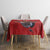 Custom Canada Rugby Tablecloth Beaver Riding A Goose