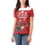 Custom Canada Rugby Women Polo Shirt Beaver Riding A Goose