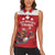 Custom Canada Rugby Women Sleeveless Polo Shirt Beaver Riding A Goose