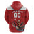 Custom Canada Rugby Zip Hoodie Beaver Riding A Goose