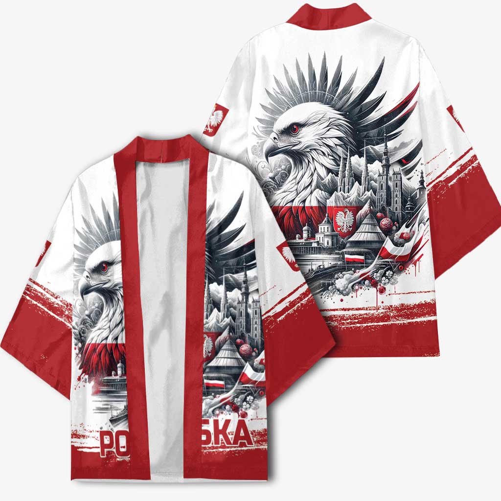 Poland Independence Day Kimono Polska Eagle Proud To Be Polish - Wonder Print Shop