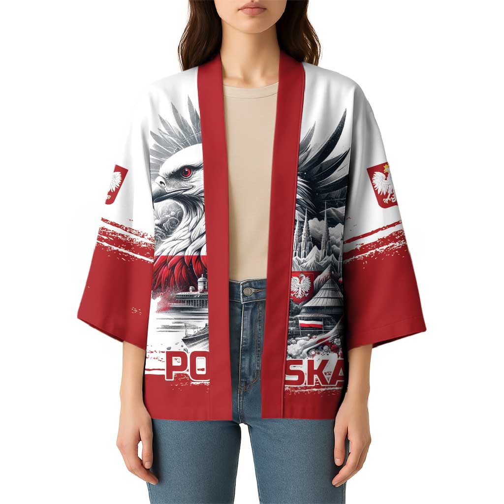 Poland Independence Day Kimono Polska Eagle Proud To Be Polish - Wonder Print Shop