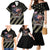 Custom Remembrance Day Family Matching Mermaid Dress and Hawaiian Shirt American Eagle With USA Flags - Wonder Print Shop