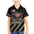 Custom Remembrance Day Family Matching Mermaid Dress and Hawaiian Shirt American Eagle With USA Flags - Wonder Print Shop