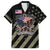 Custom Remembrance Day Family Matching Off Shoulder Maxi Dress and Hawaiian Shirt American Eagle With USA Flags - Wonder Print Shop