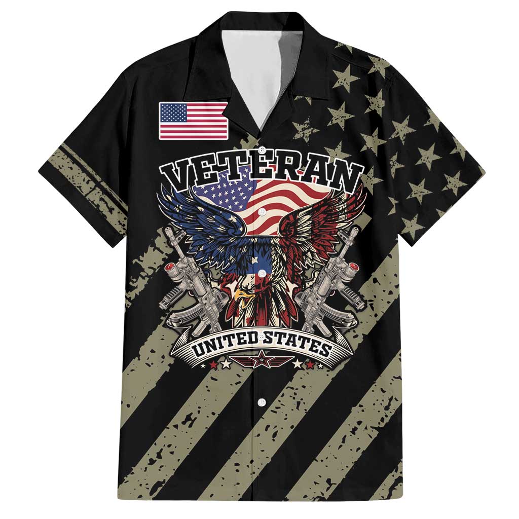 Custom Remembrance Day Hawaiian Shirt American Eagle With USA Flags - Wonder Print Shop