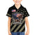 Custom Remembrance Day Hawaiian Shirt American Eagle With USA Flags - Wonder Print Shop