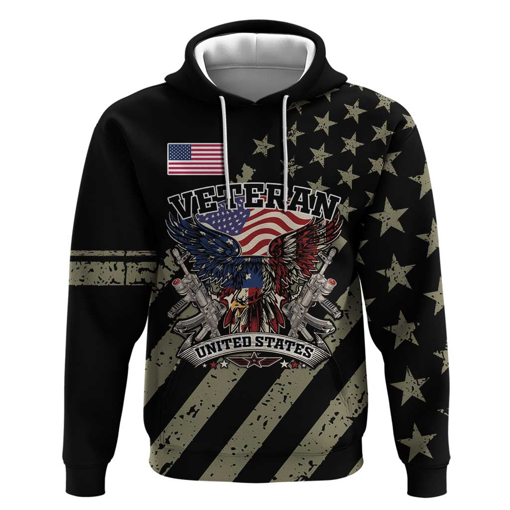 Custom Remembrance Day Hoodie American Eagle With USA Flags - Wonder Print Shop