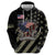 Custom Remembrance Day Hoodie American Eagle With USA Flags - Wonder Print Shop