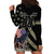 Custom Remembrance Day Hoodie Dress American Eagle With USA Flags - Wonder Print Shop