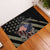 Custom Remembrance Day Rubber Doormat American Eagle With USA Flags