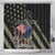 Custom Remembrance Day Shower Curtain American Eagle With USA Flags