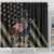 Custom Remembrance Day Shower Curtain American Eagle With USA Flags