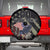 Custom Remembrance Day Spare Tire Cover American Eagle With USA Flags - Wonder Print Shop