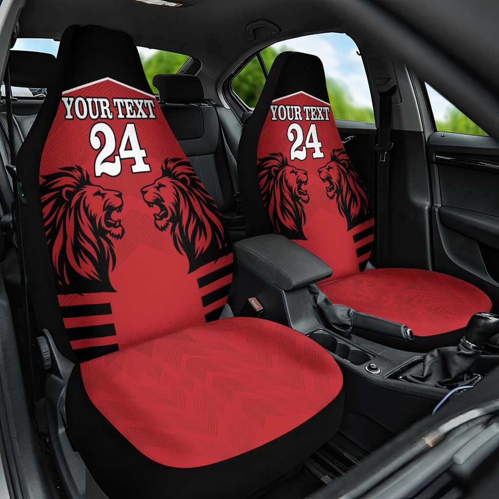 Custom Kenya Rugby Car Seat Cover African Lion Unique Style - Wonder Print Shop