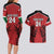 Custom Kenya Rugby Couples Matching Long Sleeve Bodycon Dress and Hawaiian Shirt African Lion Unique Style - Wonder Print Shop