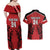 Custom Kenya Rugby Couples Matching Off Shoulder Maxi Dress and Hawaiian Shirt African Lion Unique Style - Wonder Print Shop