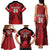 Custom Kenya Rugby Family Matching Tank Maxi Dress and Hawaiian Shirt African Lion Unique Style - Wonder Print Shop