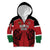 Custom Kenya Rugby Kid Hoodie African Lion Unique Style - Wonder Print Shop