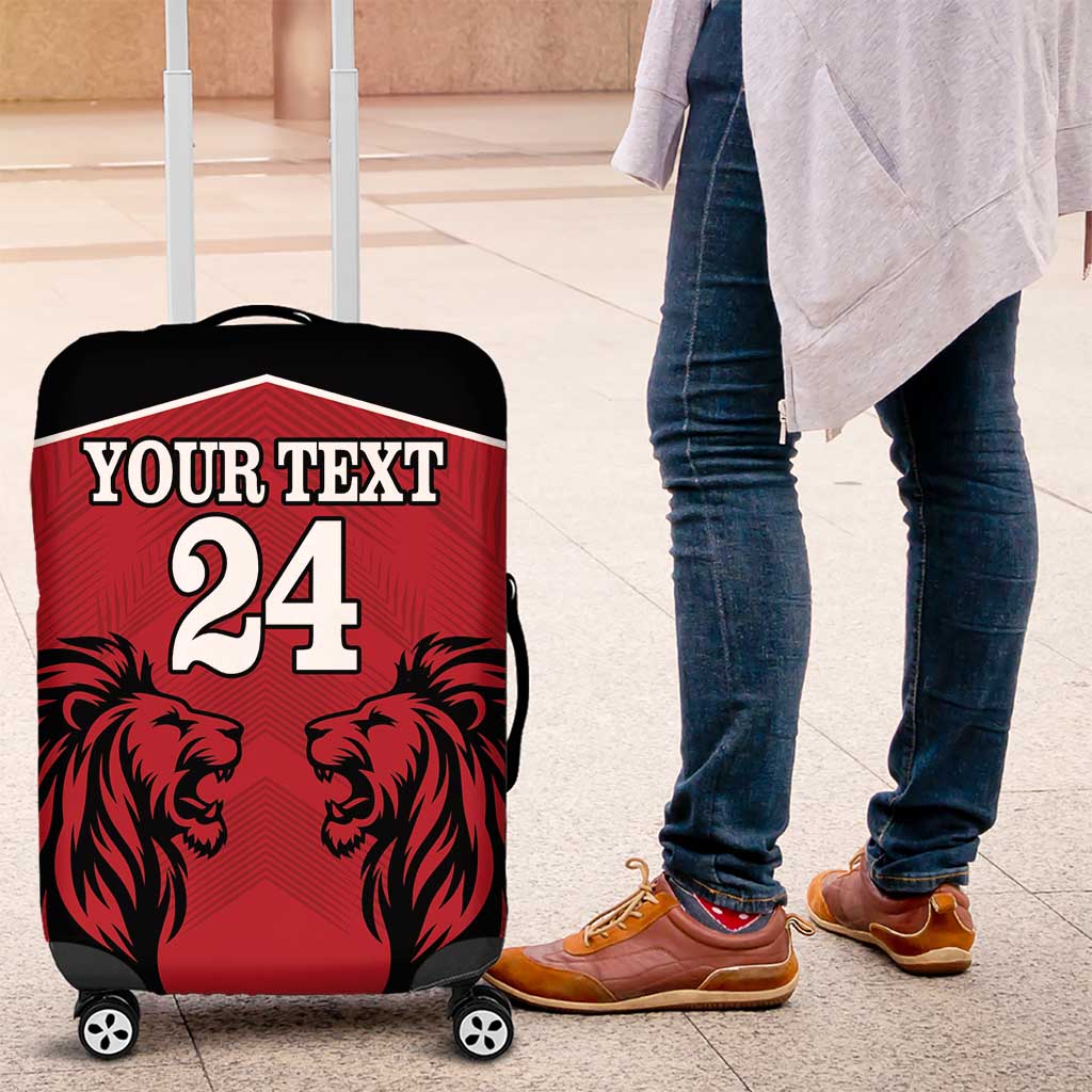 Custom Kenya Rugby Luggage Cover African Lion Unique Style - Wonder Print Shop