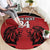 Custom Kenya Rugby Round Carpet African Lion Unique Style