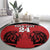 Custom Kenya Rugby Round Carpet African Lion Unique Style