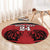 Custom Kenya Rugby Round Carpet African Lion Unique Style