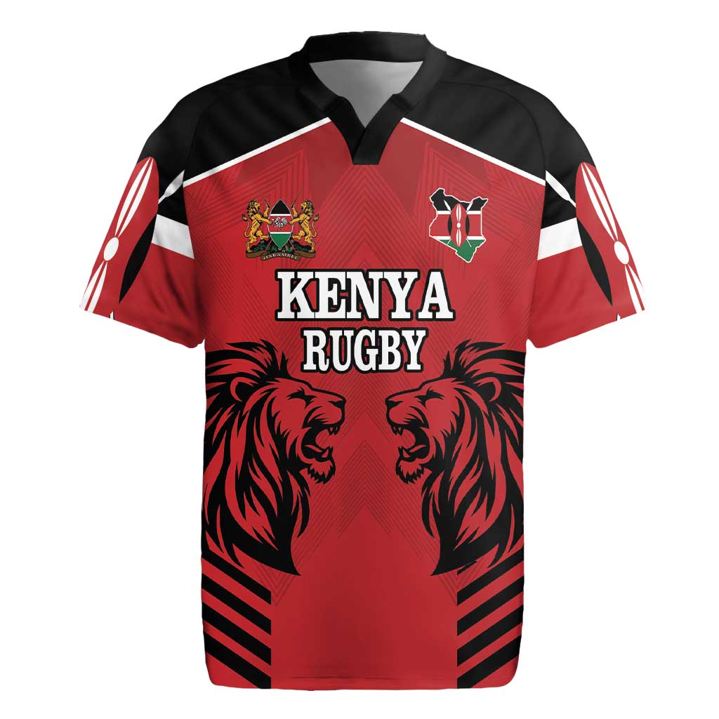 Custom Kenya Rugby Rugby Jersey African Lion Unique Style - Wonder Print Shop