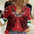 Custom Kenya Rugby Women Casual Shirt African Lion Unique Style