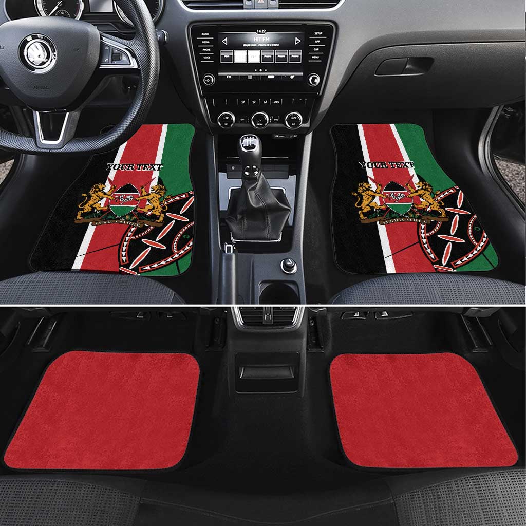 Personalized Kenya Independence Day Car Mats Let Us All Pull Together - Wonder Print Shop