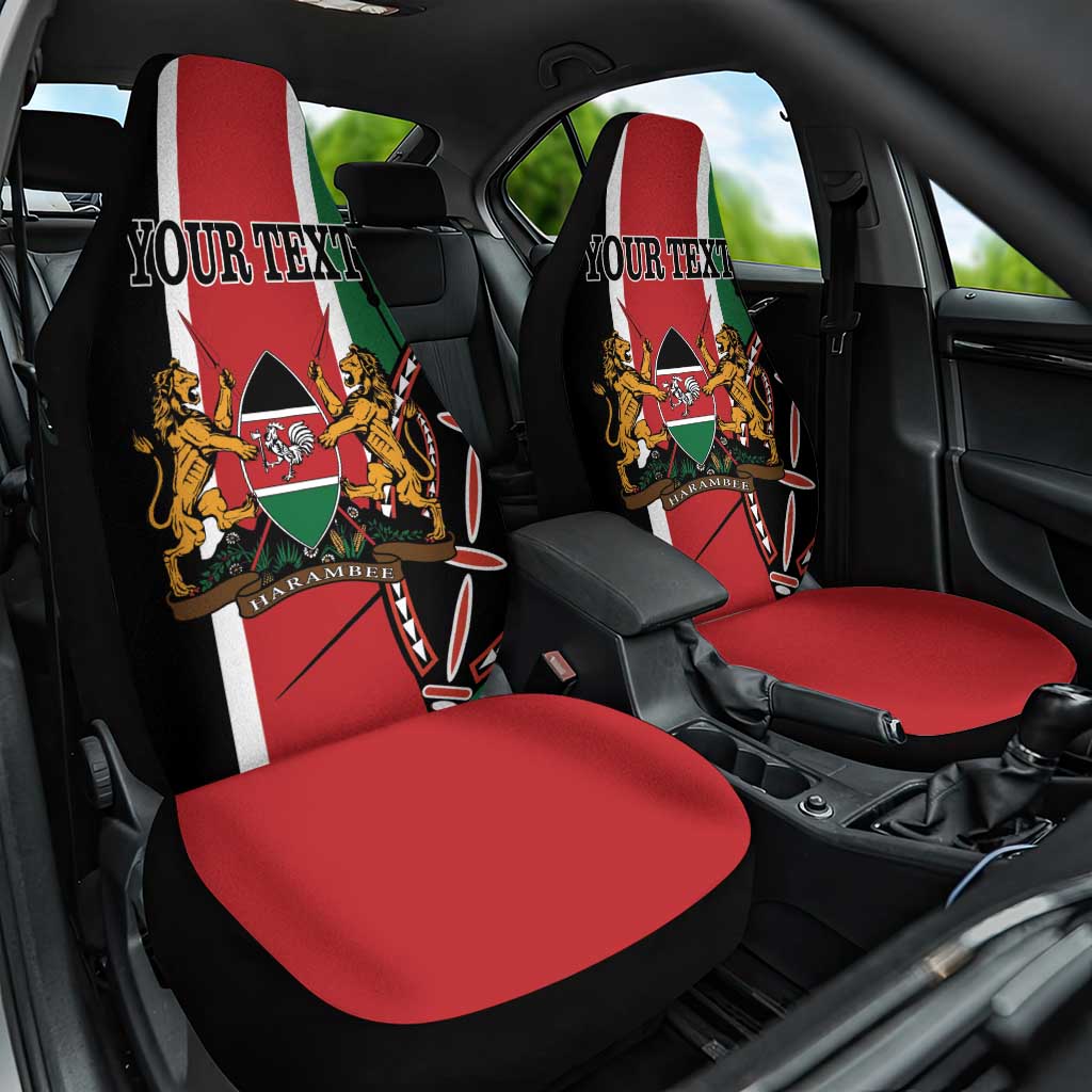 Personalized Kenya Independence Day Car Seat Cover Let Us All Pull Together - Wonder Print Shop