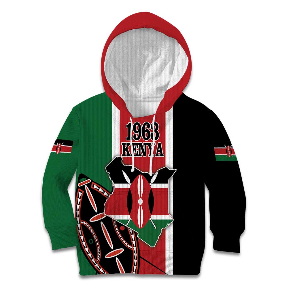 Personalized Kenya Independence Day Kid Hoodie Let Us All Pull Together - Wonder Print Shop