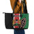 Personalized Kenya Independence Day Leather Tote Bag Let Us All Pull Together - Wonder Print Shop