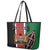 Personalized Kenya Independence Day Leather Tote Bag Let Us All Pull Together - Wonder Print Shop