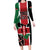 Personalized Kenya Independence Day Long Sleeve Bodycon Dress Let Us All Pull Together - Wonder Print Shop