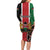 Personalized Kenya Independence Day Long Sleeve Bodycon Dress Let Us All Pull Together - Wonder Print Shop