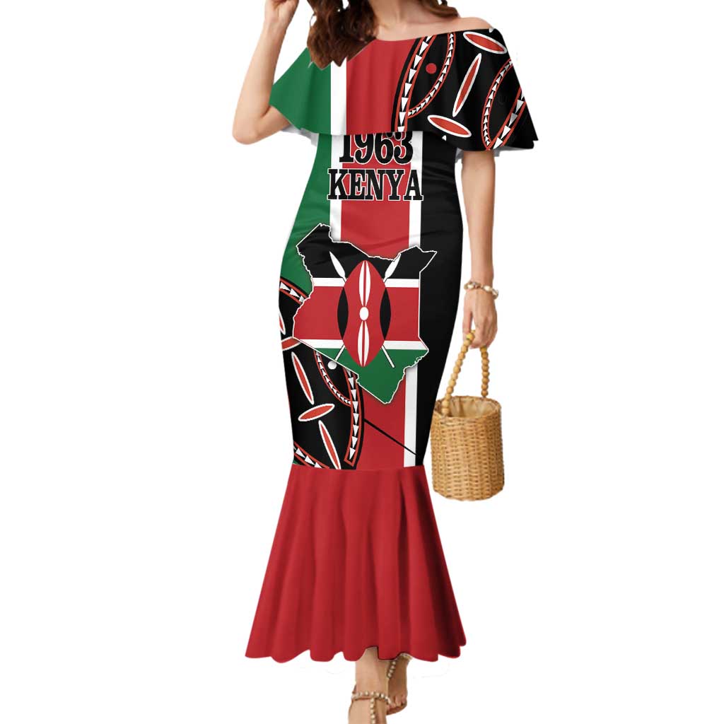 Personalized Kenya Independence Day Mermaid Dress Let Us All Pull Together - Wonder Print Shop