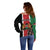 Personalized Kenya Independence Day Off Shoulder Sweater Let Us All Pull Together - Wonder Print Shop