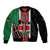 Personalized Kenya Independence Day Sleeve Zip Bomber Jacket Let Us All Pull Together - Wonder Print Shop