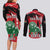 Personalized Kenya Independence Day Couples Matching Long Sleeve Bodycon Dress and Long Sleeve Button Shirt Angry Lion - Happy Jamhuri Day 1963 - Wonder Print Shop